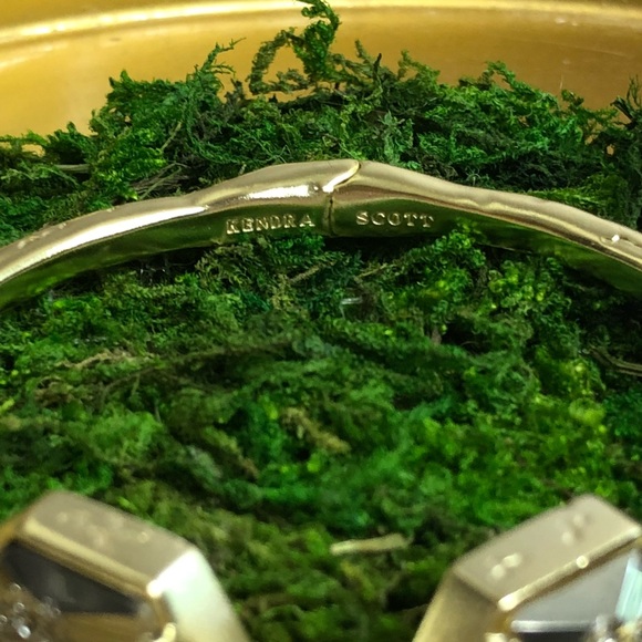 *Sold* Rare Kendra Scott Jan Metallic Drusy Cuff - Picture 5 of 8